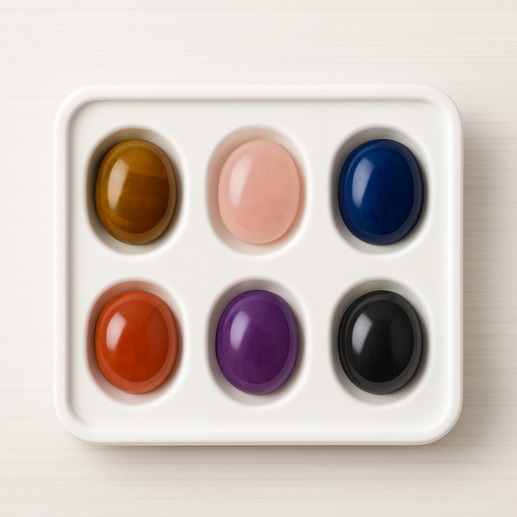 Tumbled Crystal Chakra Set (6 Crystals)